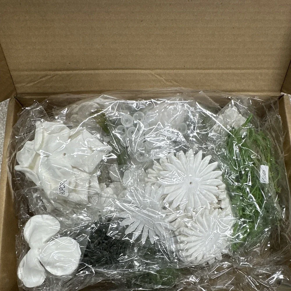 Forever Flowerz Wonderful White Kit 2 Floral Craft Kit w/ Tool, Plastic